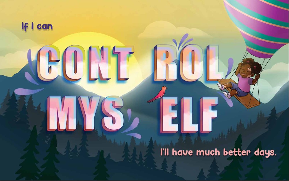 If I can control myself spread from I Soar With Wings book