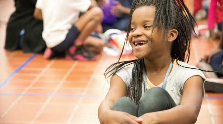 Laughing School Girl